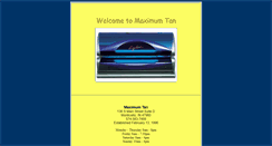 Desktop Screenshot of maximumtan.net